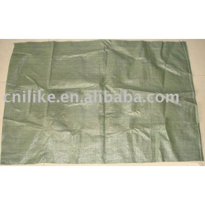 green color cement,sand,building waste pp woven bag